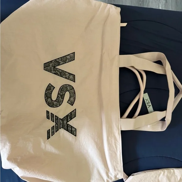 Victoria's Secret Pink and Black VSX Tote - Picture 2 of 3